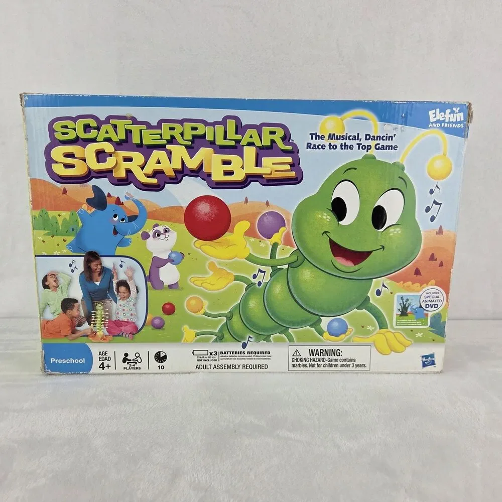 2008 Scatterpillar Scramble MB Games Tested Complete Tested Working Hasbro